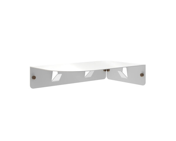 Rounded 14" Shelf / 3 Hooks